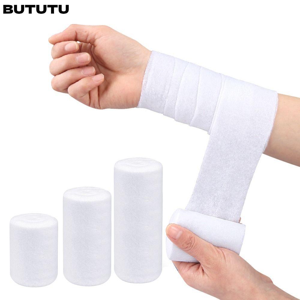 BUTUTU Cast Padding Wrap, Cotton Breathable Undercast Padding Roll, Soft Absorbent Gauze Roll