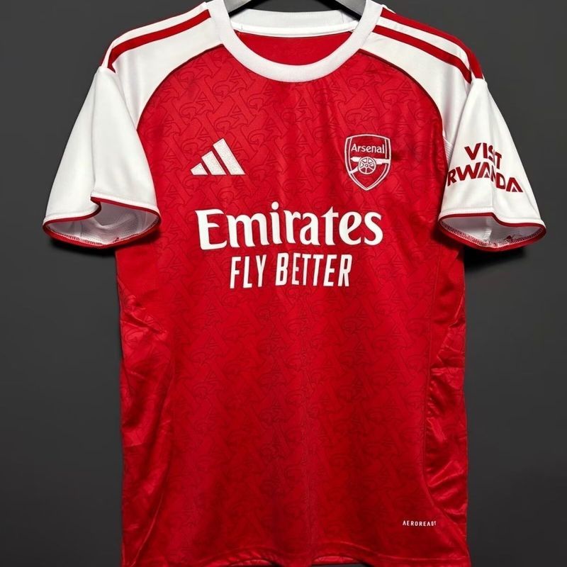25-26 Arsenal Home Jersey พร้อมตัวเลข 41 Arsenal Home Jersey พร้อมตัวเลข 7 Saka Short Sleeve Ball 25