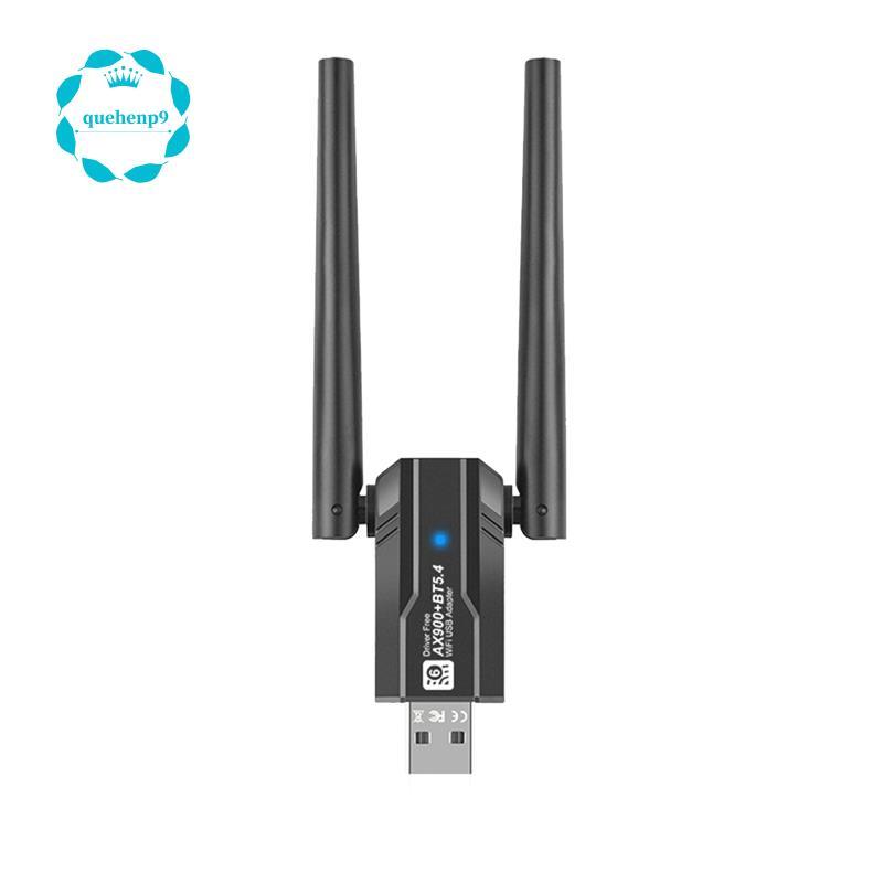 [Fast Q9]AX900 USB WiFi6 อะแดปเตอร์ 2.4G/5Ghz บลูทูธ 5.4 USB Dongle 900Mbps ตัวรับสัญญาณ WLAN ไร้สาย