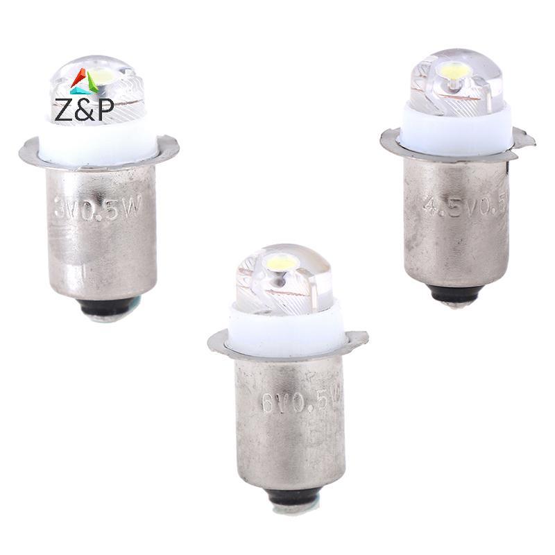 Z&P P13.5S 0.5w 3v 4.5v 6v ไฟทํางานไฟฉายไฟฉายเปลี่ยนหลอดไฟ led COD