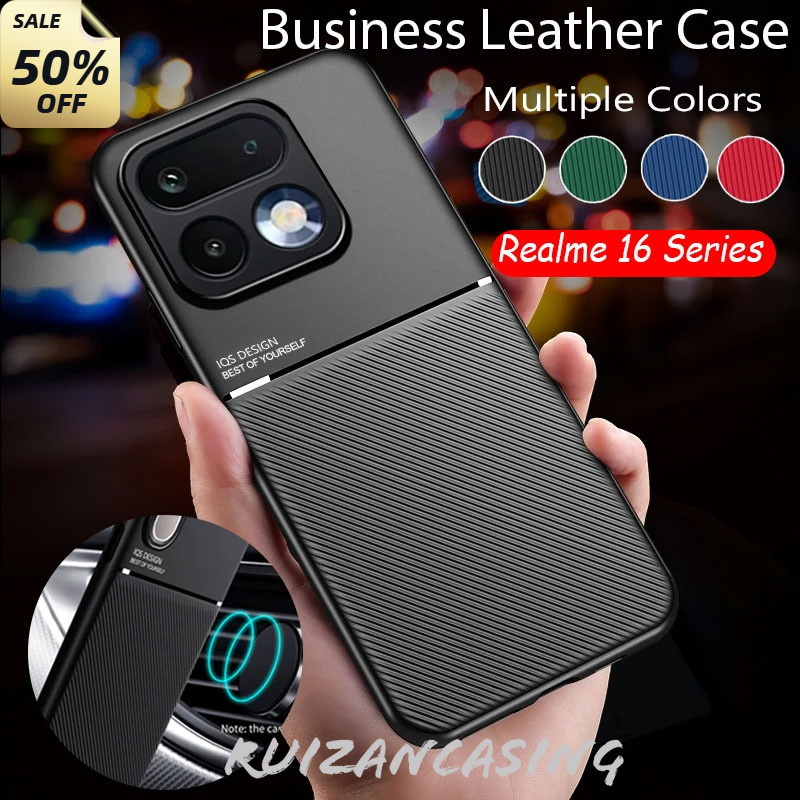 เคสโทรศัพท์สําหรับRealme 16 Pro + Plus Realme16pro + 2026 ปลอกหนังผู้ถือรถปกอ่อน
