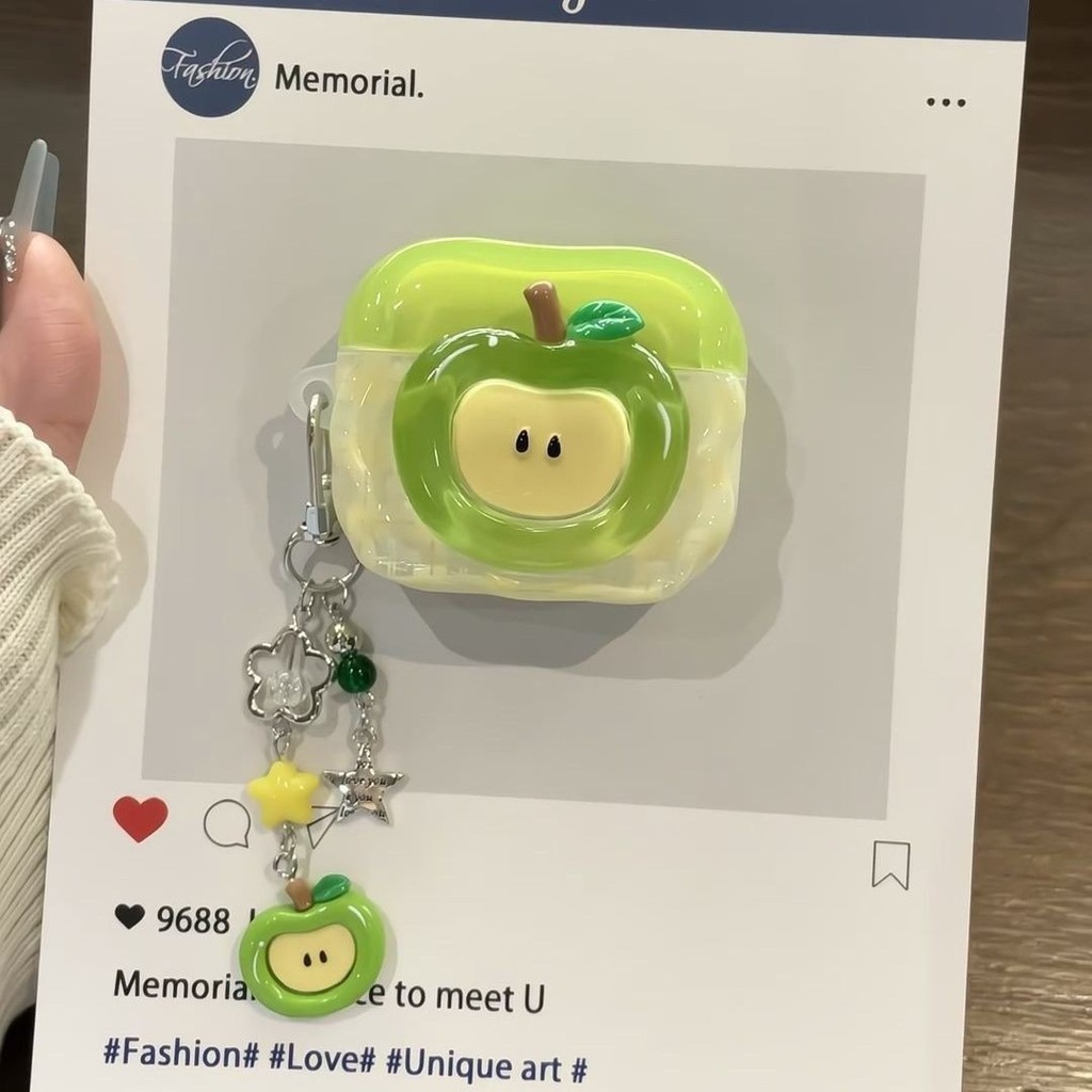 Apple สามมิติเรียบง่ายที่ใช้งานได้ Apple AirPods เคสหูฟัง propro เวอร์ชันตัดเสียงรบกวนรุ่นที่สอง#现货简