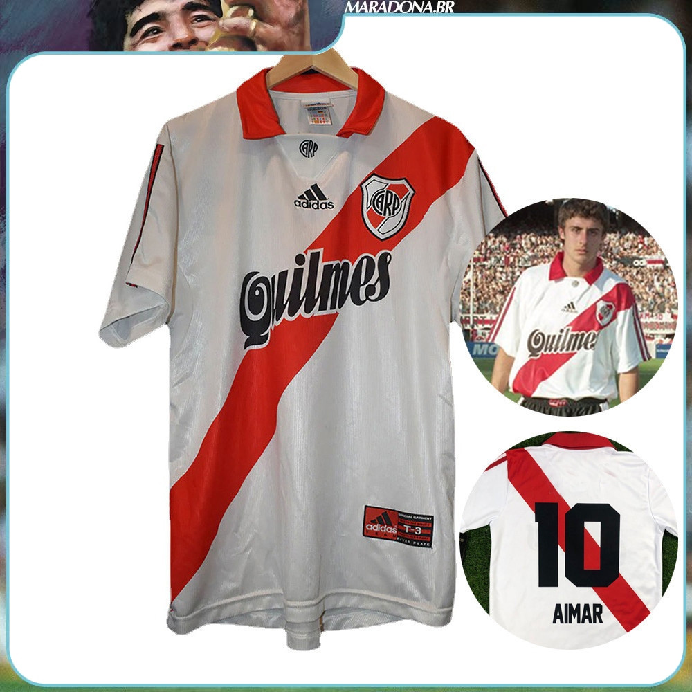 1999-2000 Retro Jersey River Plate Home เสื้อฟุตบอล