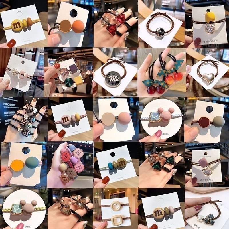 01独立包装头绳发圈皮筋简约发绳夜市摆摊地摊3.28JG01 Individually Packaged Hair Ties, Simple Hair Ropes for Night Market Stalls 3.28JG