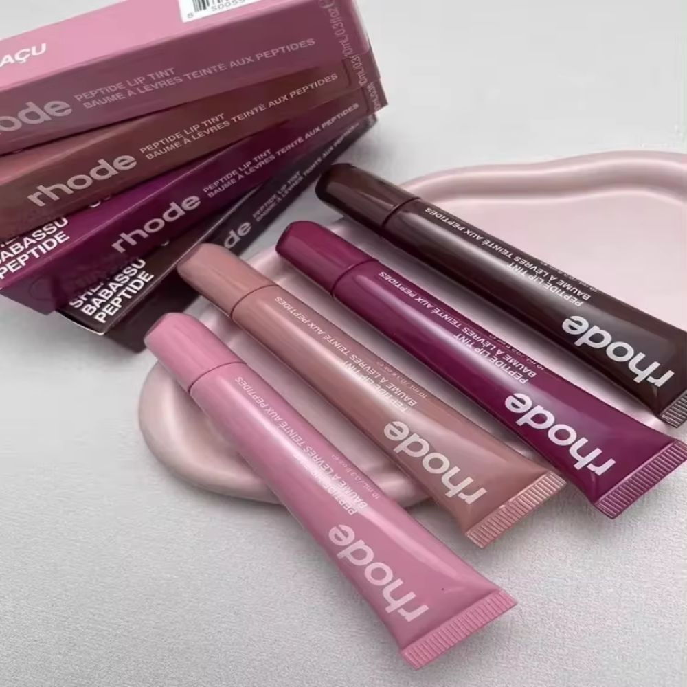 กระทะ6303936269 Rhode Lip Gloss Hydrating Moisturizing Clear Lip Glaze Tinted Liquid ลิปสติก