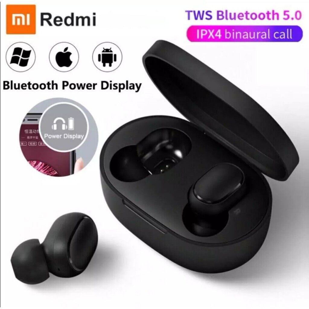 SFREE การจัดส่งพร้อมสต็อกต้นฉบับ Xiaomi Redmi หูฟังไร้สายบลูทูธ 5.0 Mi True Wireless EarBuds หูฟังพื