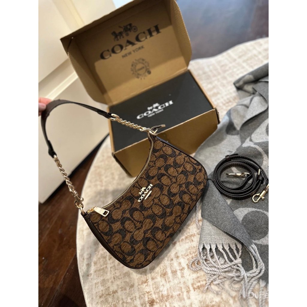 Coach New Style coaSwinger Bag Shoulder Armpit Bag Messenger Bag Mahjong Bag