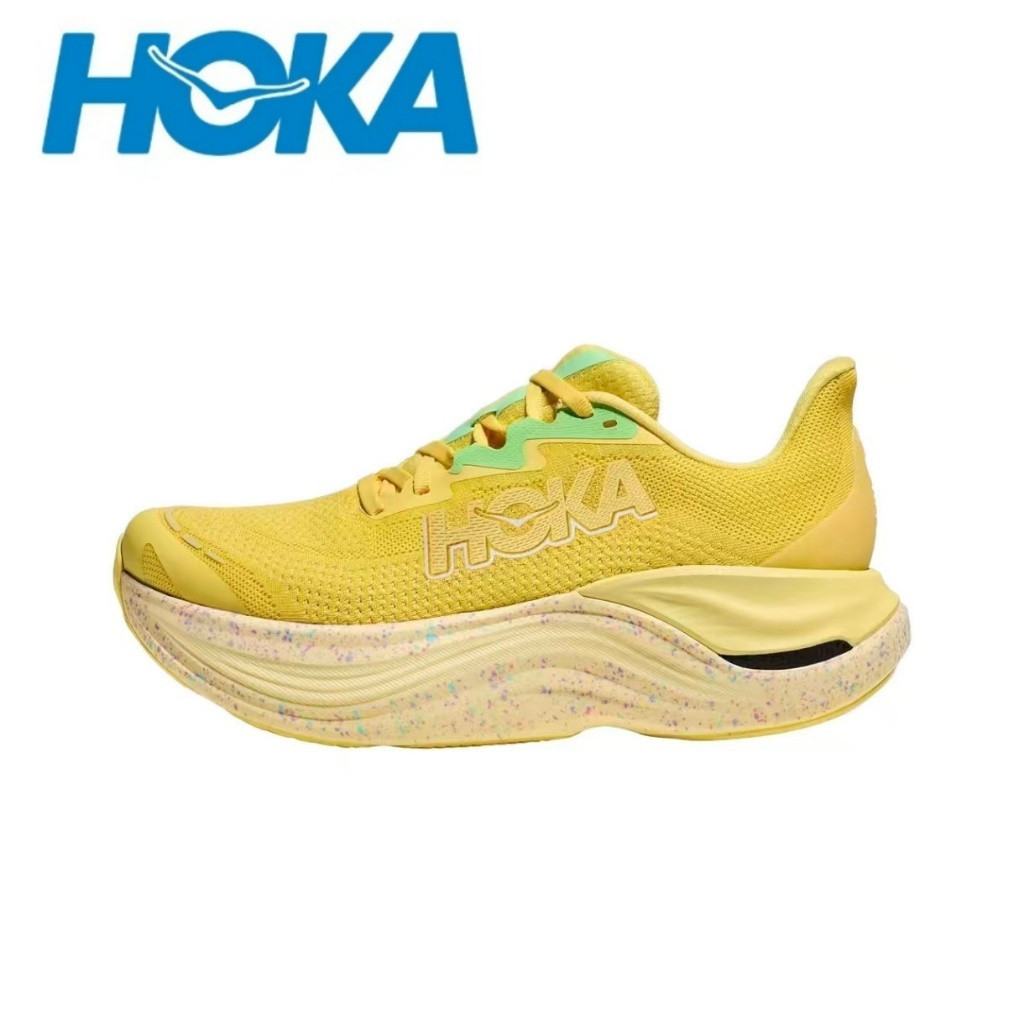 รองเท้าวิ่งผู้ชาย Hoka One Skyward X สีเหลือง