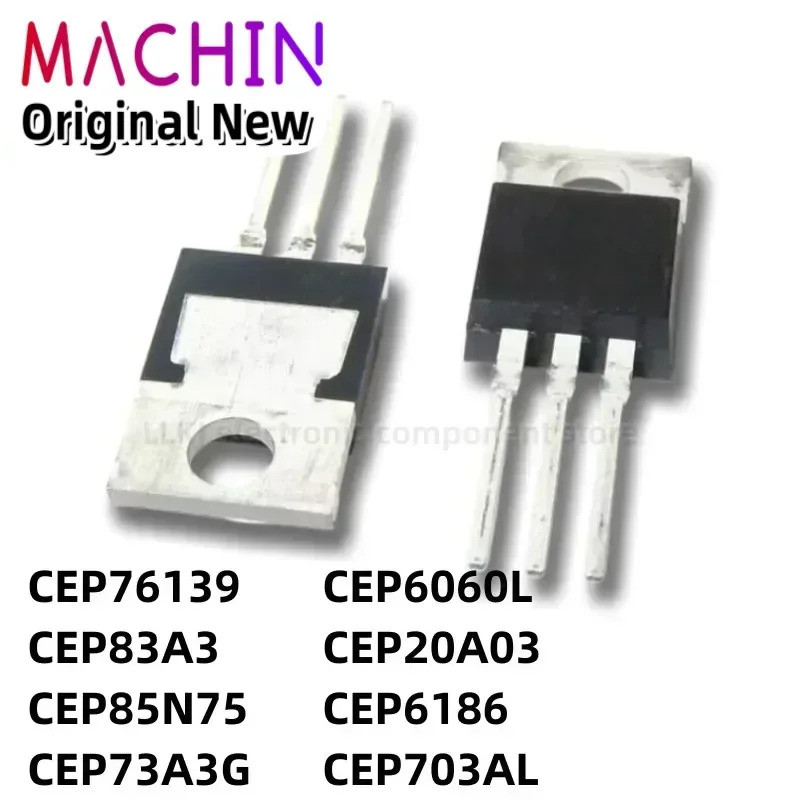 5pcs CEP76139 CEP83A3 CEP85N75 CEP73A3G CEP60L CEP20A03 CEP6186 CEP703AL TO-220 Field Effect ทรานซิส