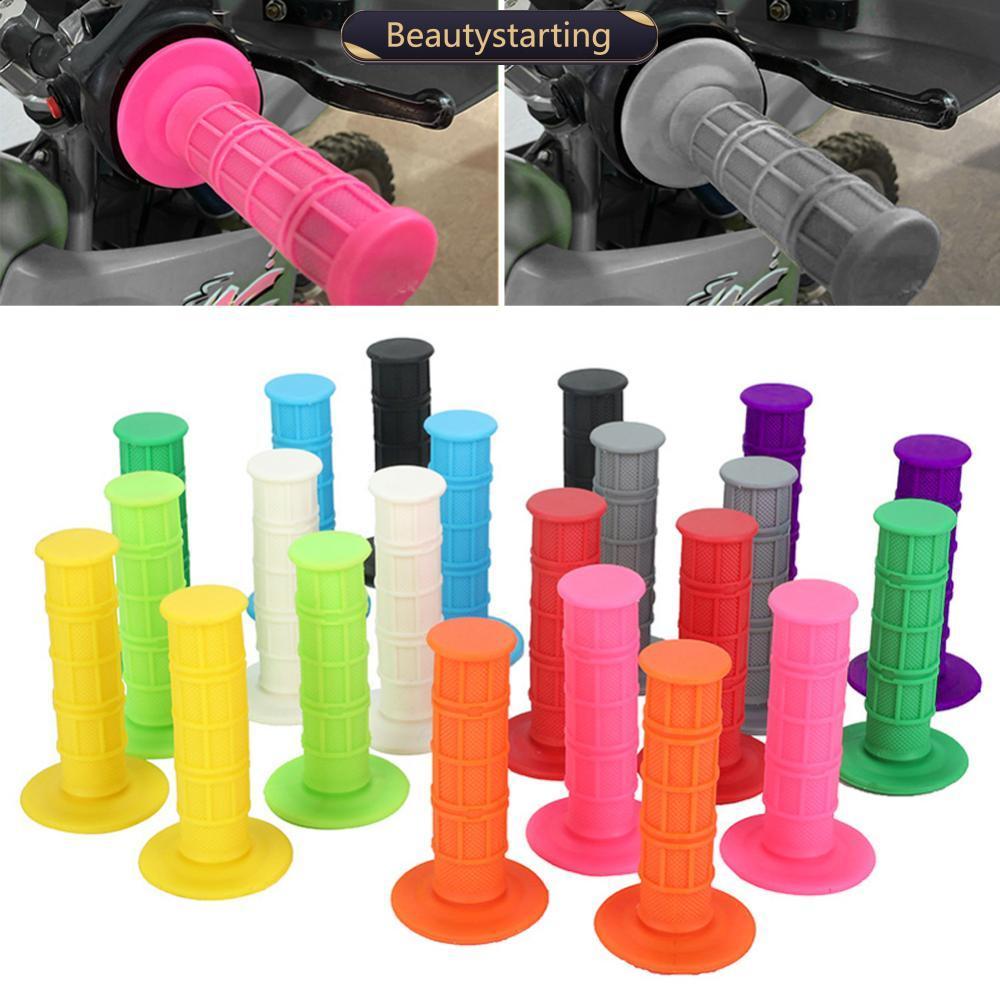 BEAUTYSTARTING 2 ชิ้น 22 มิลลิเมตรรถจักรยานยนต์ Handlebar Grips จับยางมอเตอร์ไซด์ Grips สําหรับจักรย