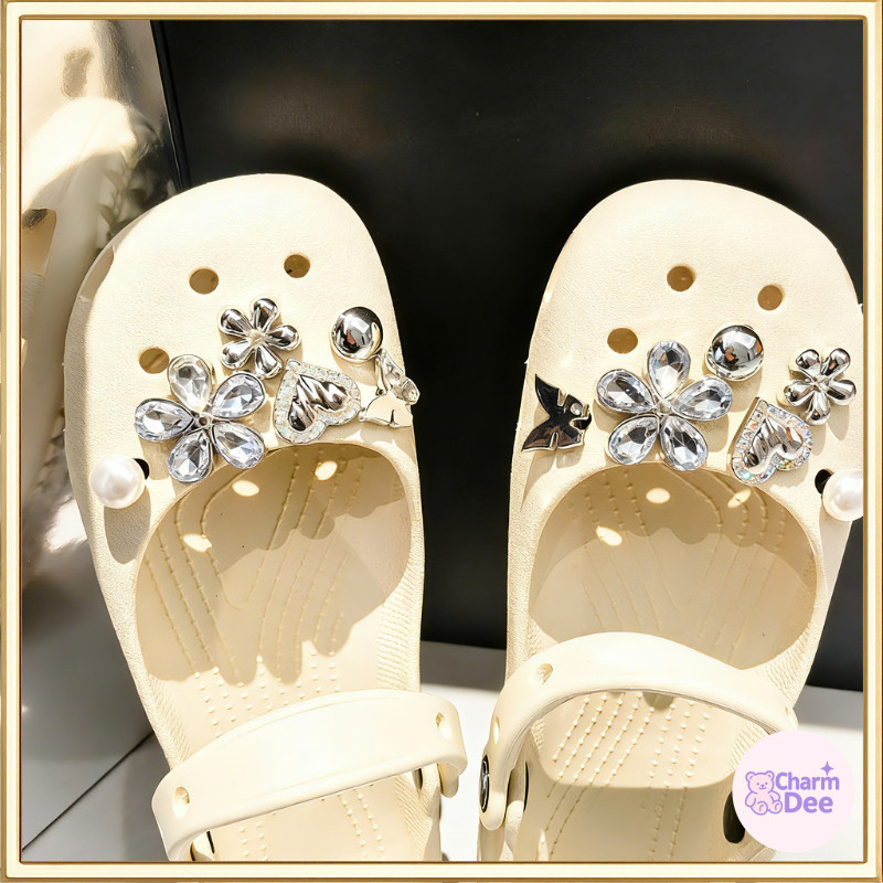 จี้ตกแต่งรองเท้า สำหรับ clogs & sandals | อุปกรณ์ DIY แฟชั่น สำหรับรองเท้าและกระเป๋า