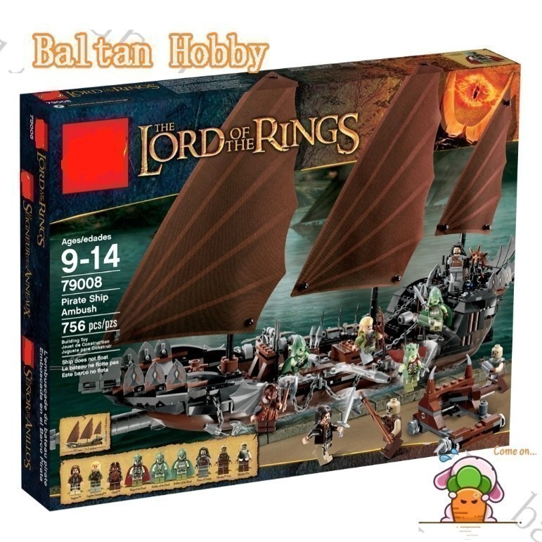 Dark ZAGI Hobby AZ1X MOC พร้อม Ghost Pirate Ship 79008 building blocks ของเล่น ET8S