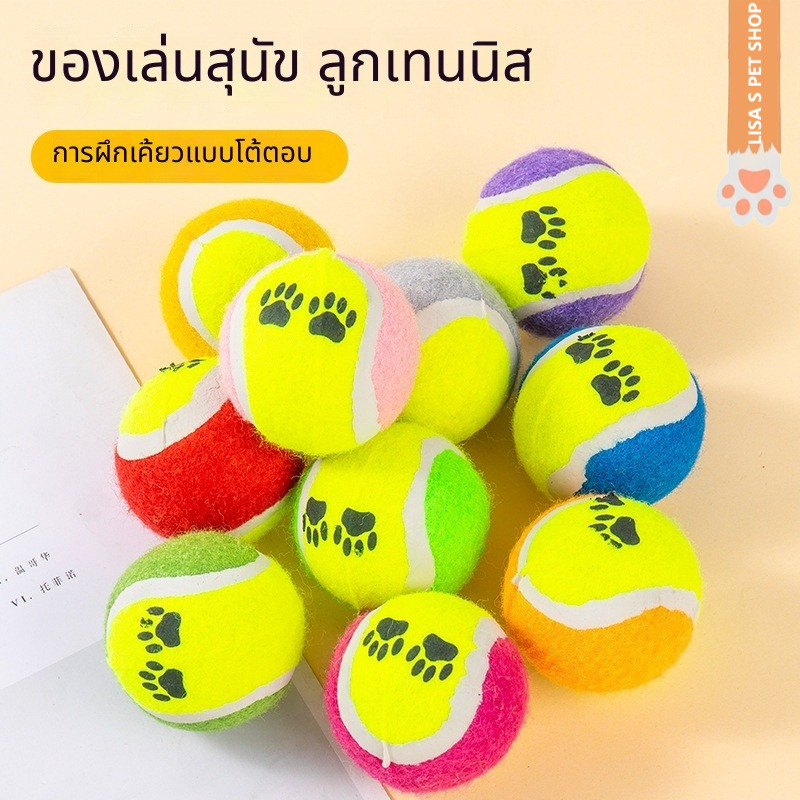 ลูกบอลของเล่นหมี ยางยืดหยุ่น ทนกัด แทะฟัน สำหรับสุนัข แมว ทุกสายพันธุ์ โกลเด้น ทีเดีย ของเล่นเสริมความสนุก 🐶🐱🎾