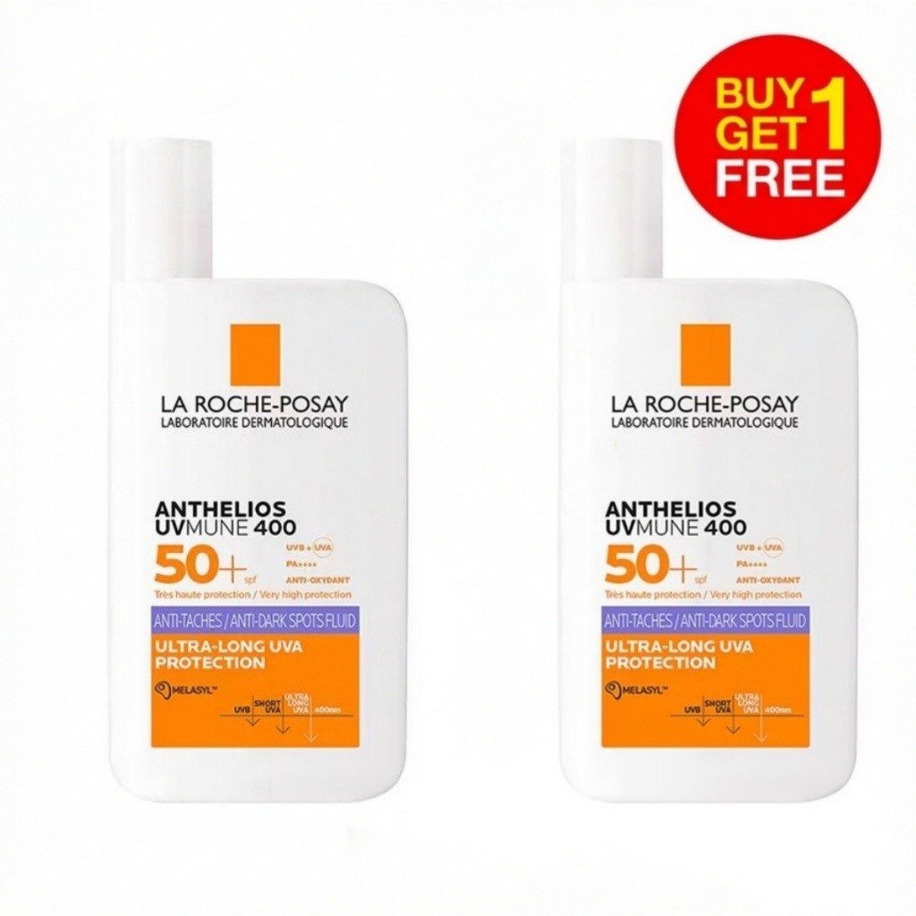 (ซื้อ 1 แถม 1)ANTHELIOS UVMUNE400 ANTI-DARK SPOTS FLUID กันแดดลดปัญหาฝ้าแดด จุดด่างดำ 50ml.จัดส่งภายในวันเดียวกัน