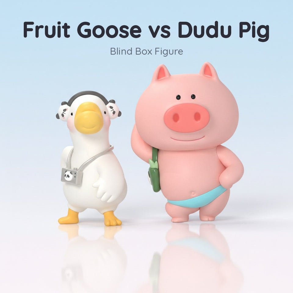 XFREE Fruit Goose vs Dudu Pig Rampage Check-in Squad (Blind Box)