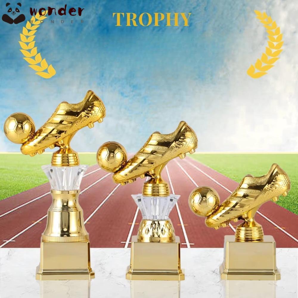WONDER Golden Boot Award Trophy, Excellent Player Award Football Match Football Shoe Award, Plastics