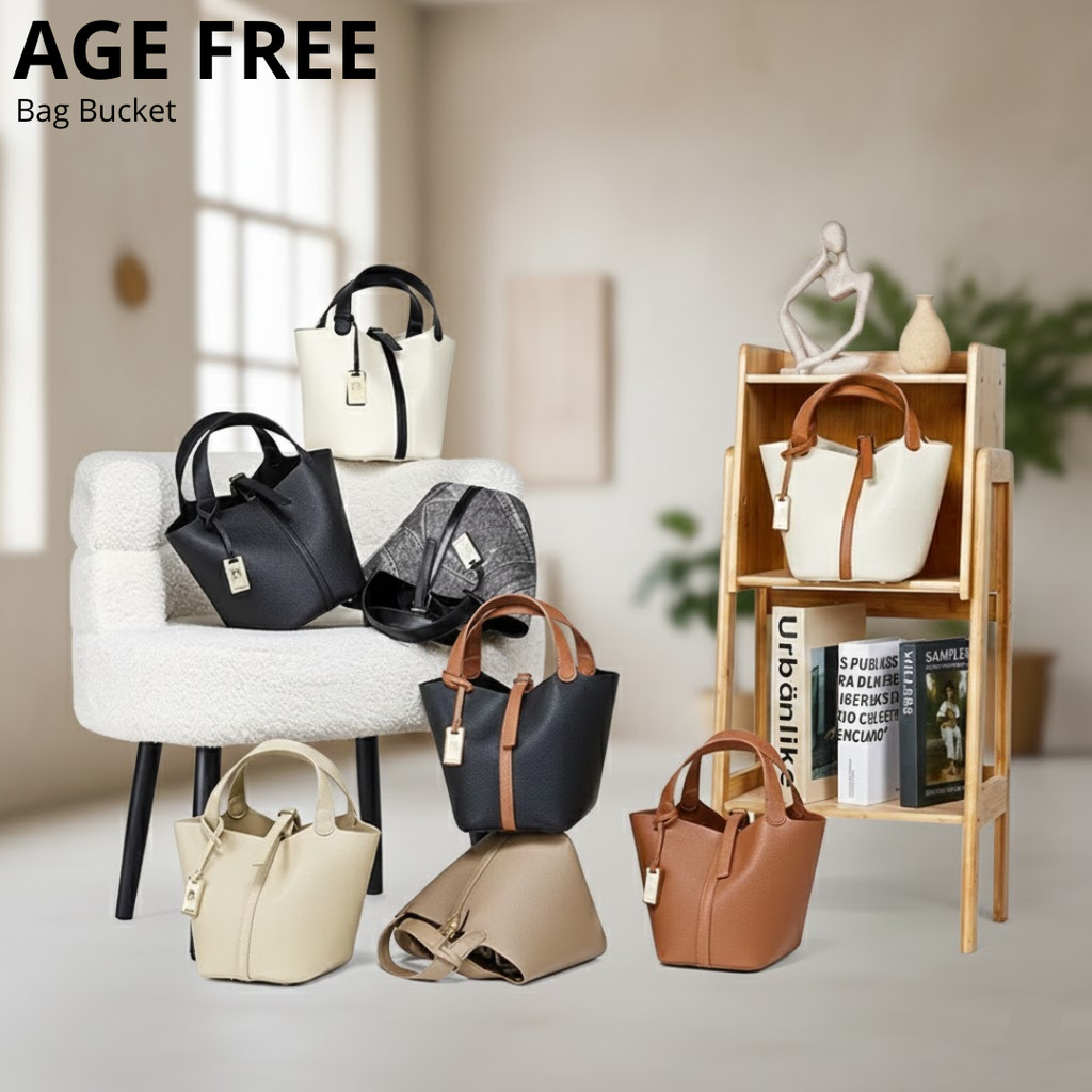 AGE FREE Jennie Bag Bucket Bag Hand Bag กระเป๋าผู้หญิง