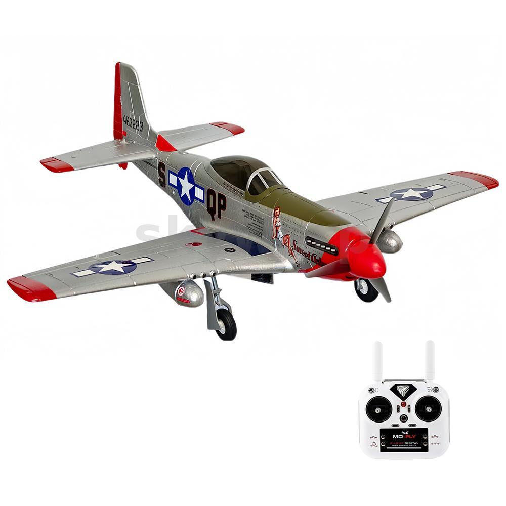 MOFLY P-51D 1/16 Scale 2.4G 10CH 690MM Wingspan EPP วัสดุมอเตอร์ไร้แปรงเสริม HD กล้องมุมกว้าง Real-t