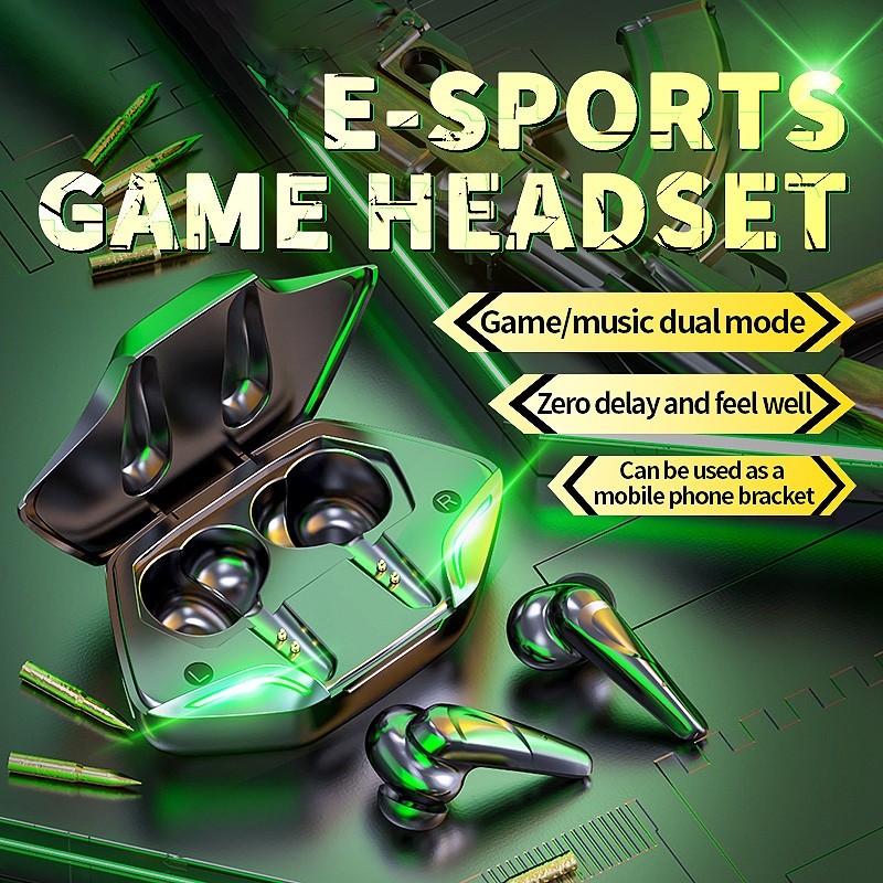 2026 ใหม่G11 TWS หูฟังไร้สายบลูทูธหูฟัง V5.2 Pro หูฟังสําหรับเล่นเกม 9D HiFi สเตอริโอเบส Gamer ชุดหู