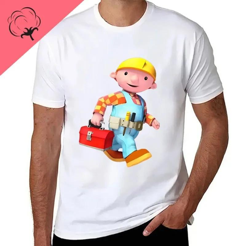 2024 Bob Builder Tshirt Bob Builder We Can Fix It Bob Builder Toolbox Tractor Anime Game Old School 