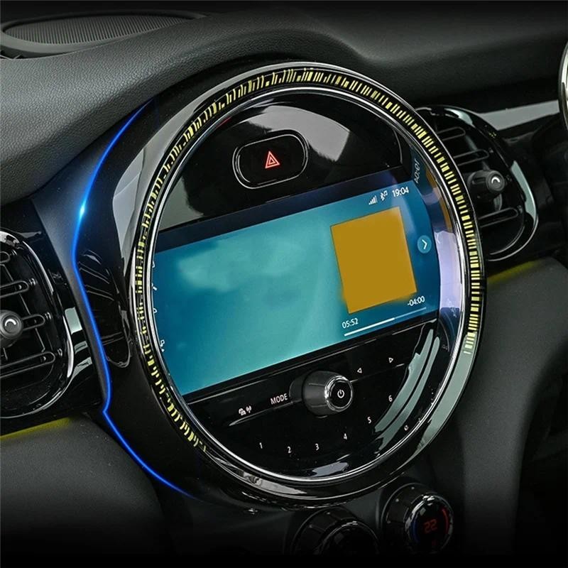 A72M-สําหรับMINI Cooper F55 F56 คอนโซลกลางหน้าจอตกแต่งกรอบสําหรับMini F57 รถควบคุมกลาง2014- 2022 8.8