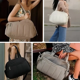 Travel bag กระเป๋าสะพายข้าง กระเป๋าเดินทางแบบดัฟเฟิล กันน้ำ นุ่มนวล แฟชั่น การเดินทางท่องเที่ยว กันน้ำ