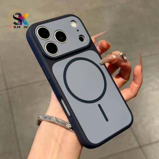 สไตล์เว็บไซต์อย่างเป็นทางการ อัพเกรด iPhone 17Magnetic ใหม่เคสโทรศัพท์สําหรับ iPhone 17Pro 13 14 15 16 17 Pro Max 11 12 ปลอกซิลิโคน + PC Magnetic กันกระแทกฝาครอบป้องกัน