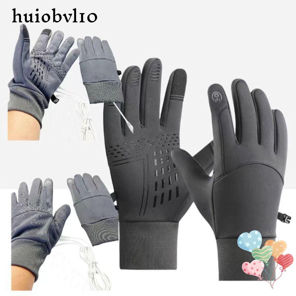 ถุงมือทอสำหรับผู้ชายและผู้หญิง ยี่ห้อ Huobi VT พร้อมความอุ่นจากไฟฟ้า USB สไตล์แฟชั่น เหมาะสำหรับการข