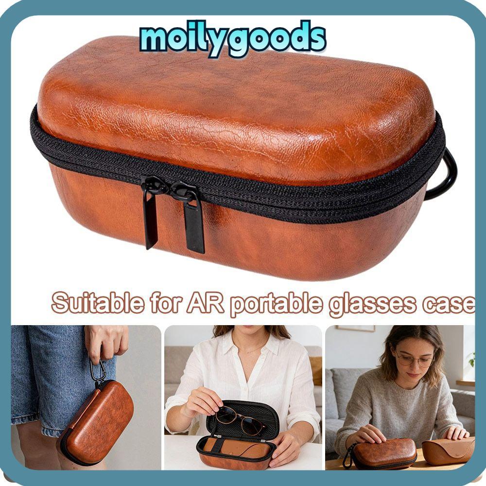 MOILYHD กระเป๋าถือ, กันกระแทก Hard Shell AR แว่นตา, Universal ความจุขนาดใหญ่ฝาครอบป้องกันกันน้ําสําห