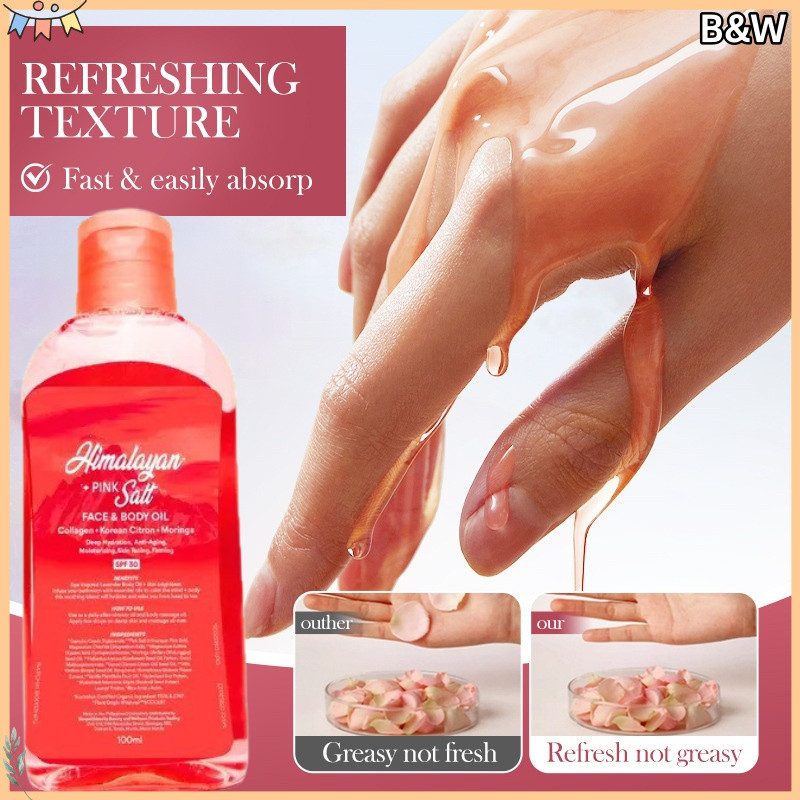 B&W Ready Stock 3PCS SPF30 Face Body Massage Oil Nourishing Repairing Balancing Skin Bonita Himalaya