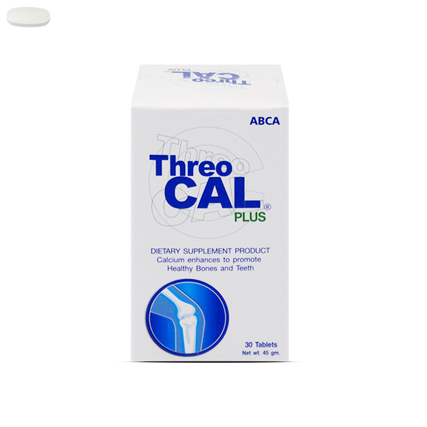 Threo Cal Plus ขวด 30 เม็ด