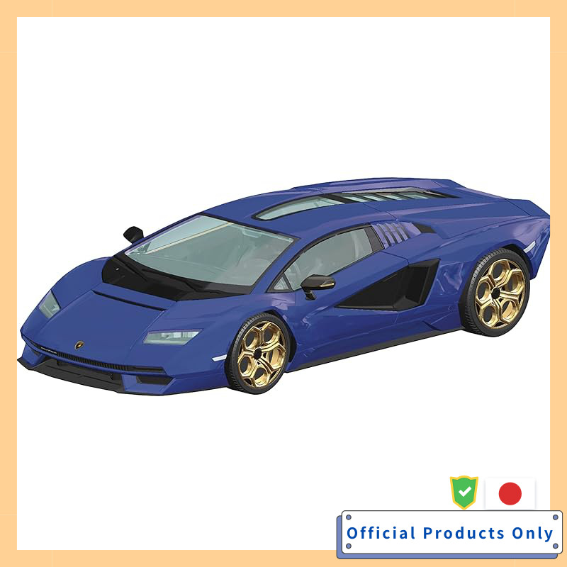 Aoshima Bunka Kyozai 1/32 The Snap Kit Series Lamborghini Countach LPI 800-4 Metallic Blue Pre-paint