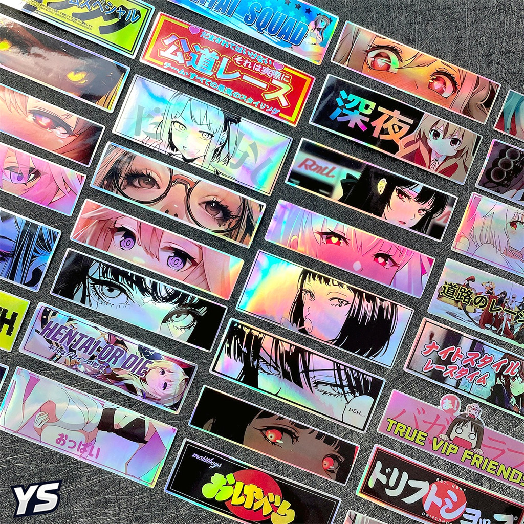 JDM สไตล์ 32 ผสมน่ารักสาวสายรุ้งสติกเกอร์สําหรับ PCX 160 Zoomer-X คลิก 125i 160 Scoopy i DAX 125 ADV