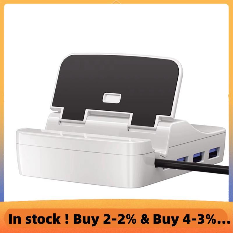 TYPE-C HUB USB C Docking Station สําหรับ PD100W/USB3.0/SD/TF 4K Video Output Adapter สําหรับแล็ปท็อป