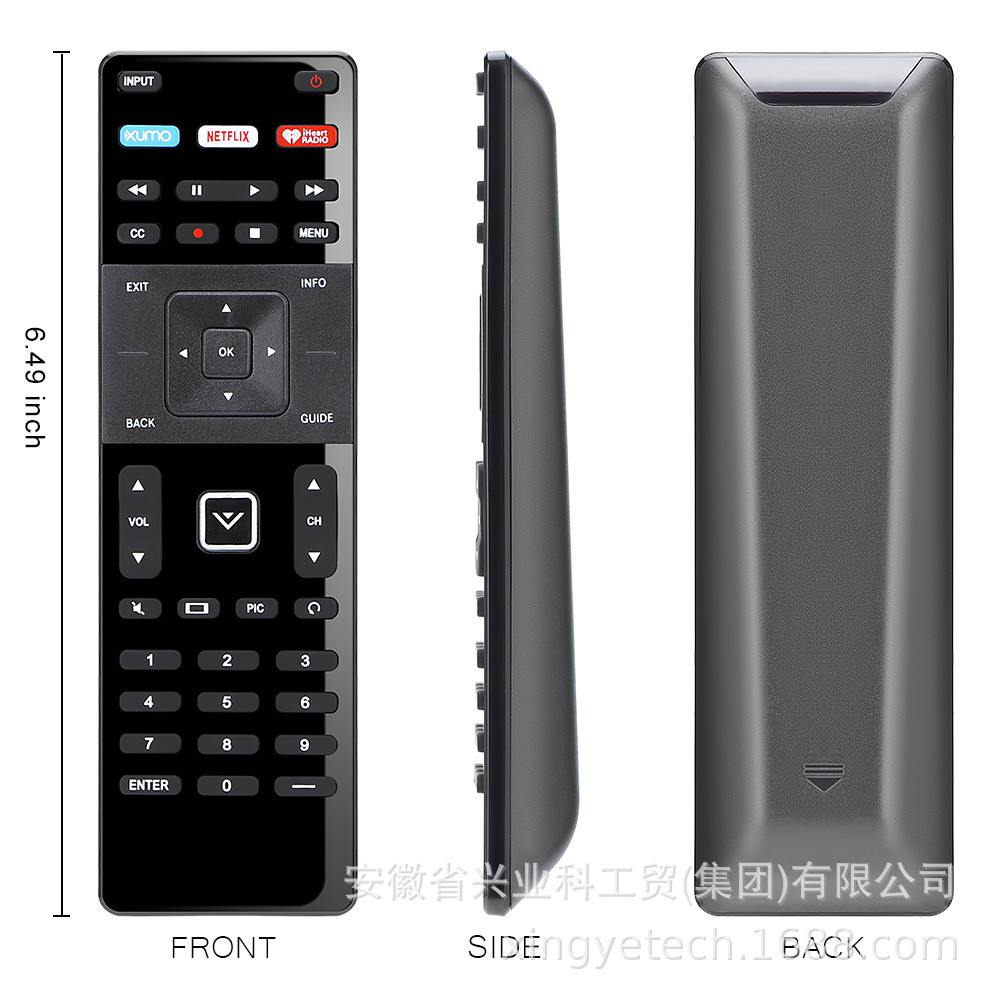 เหมาะสําหรับรีโมทคอนโทรล Vizio รีโมทคอนโทรล XRT122 IR Remote สําหรับ Vizio tv2026.1.12