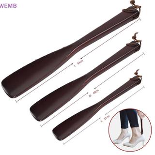 WEMB แตรรองเท้าไม้ยืดหยุ่นด้ามยาว Shoehorn อุปกรณ์ยกรองเท้าท…