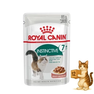 (ยกโหล 12 ซอง) Royal Canin โรยัล คานิน อาหารเปียกแมว ทุกช่วงวัย ทุกสายพันธุ์ เปียกแมว ขนาด 85 กรัม