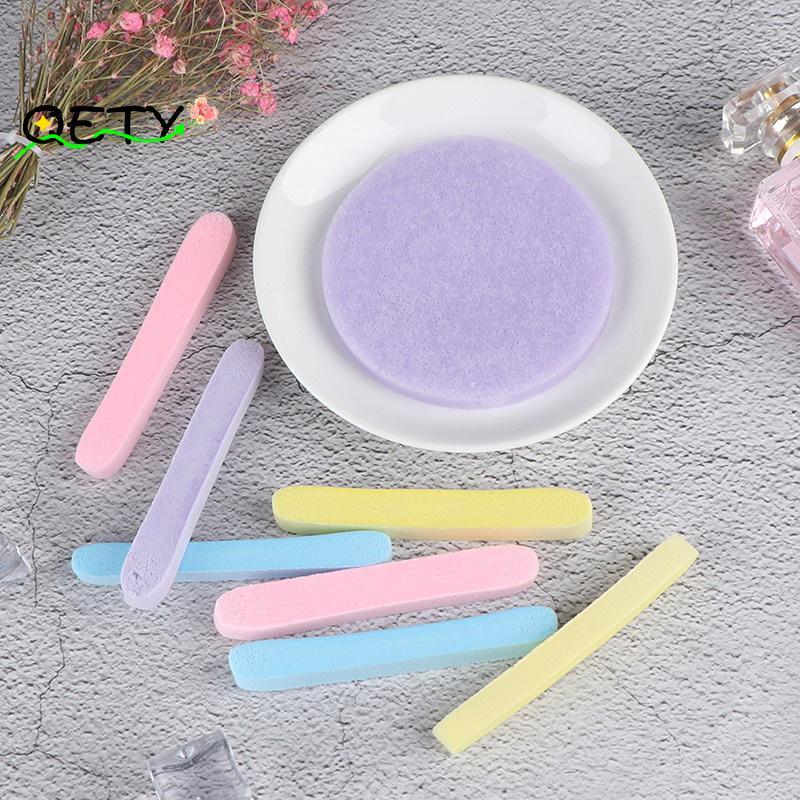 [qetyellow] 12pcspress Face Wash Wash Face Sponge Clean Face Disposable Puff Face Cleaning Cotton Pa