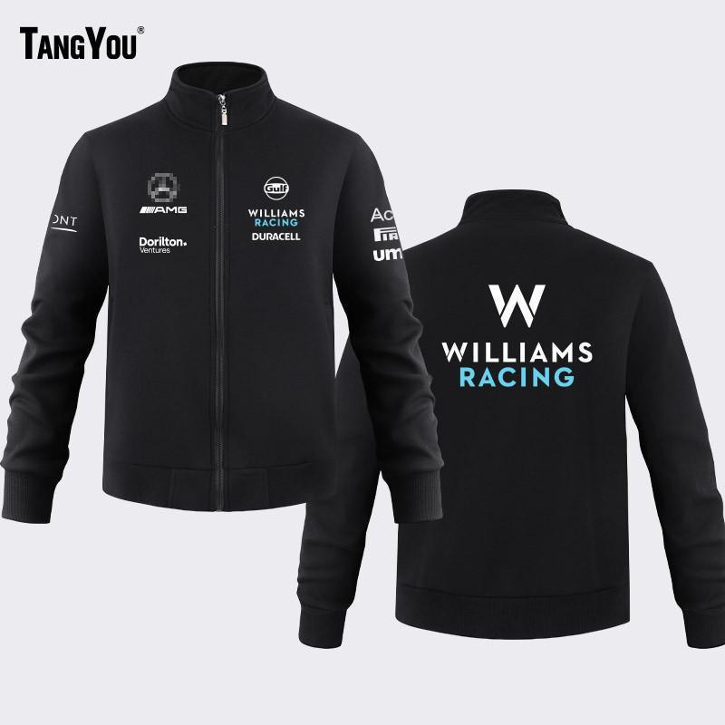 2026 Williams F1 Racing Jacket แขนยาวสำหรับผู้ชาย ดีไซน์ยอดนิยม