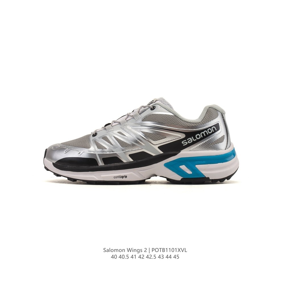 รองเท้าวิ่ง SALOMON XT-WINGS 2 Anti-slip ระบายอากาศได้ดี เหมาะสำหรับวิ่งข้ามประเทศและสวมใส่ในเมือง