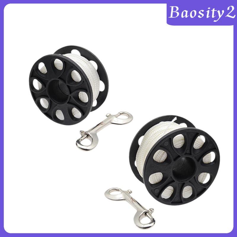 [Baosity2] Finger Spool Dive Reel พร้อมคลิป Scuba Spool Finger Reel สําหรับดําน้ําดูปะการัง Wreck Sp