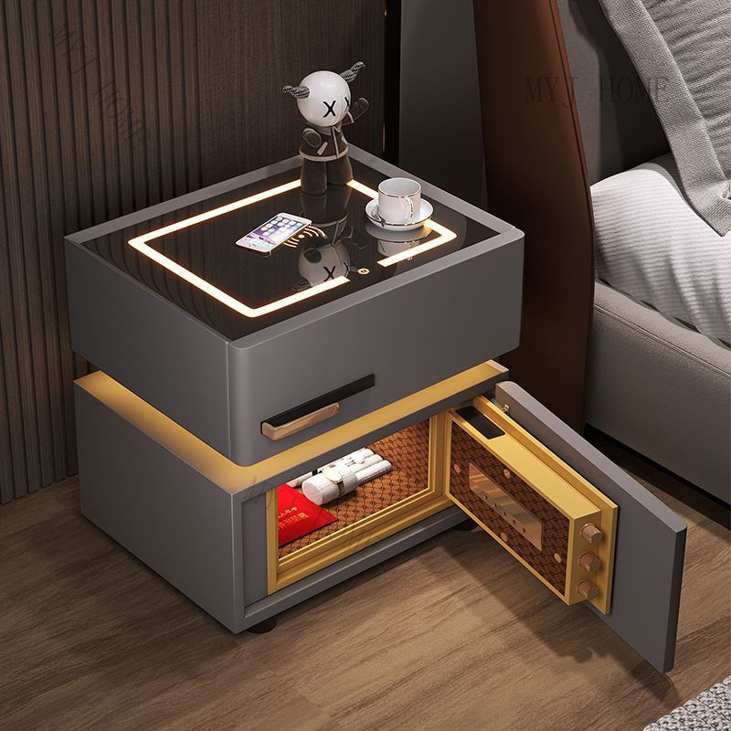 Beside Table With Safety Box Safe Box Password Safe Office Safe Bedside Safe Safe Deposit Box