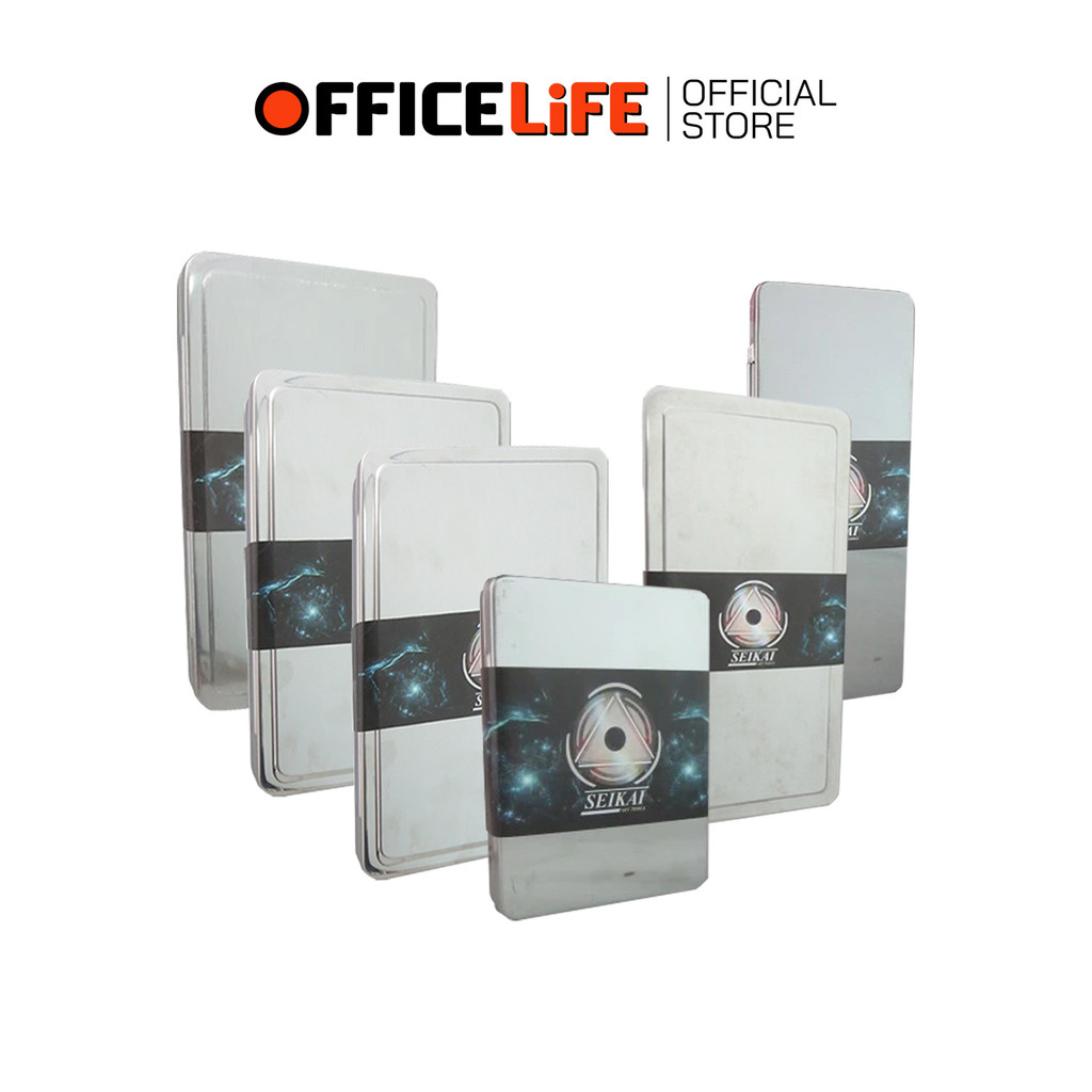 SEIKAI (เซไค) กล่องสแตนเลสเอนกประสงค์ กล่องพระ กล่องดินสอ รุ่น No.111 / No.333 / No.555 / No.888 / N