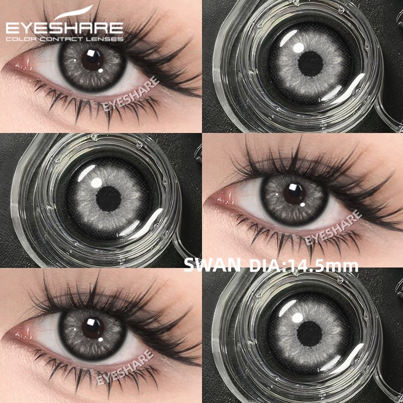 ดวงตา คอนแทคเลนส์สีแฟชั่นคอนแทคเลนส์สี 2 ชิ้นคอนแทคเลนส์ 14 ~ 14.5 มม. คอนแทคเลนส์สําหรับดวงตา