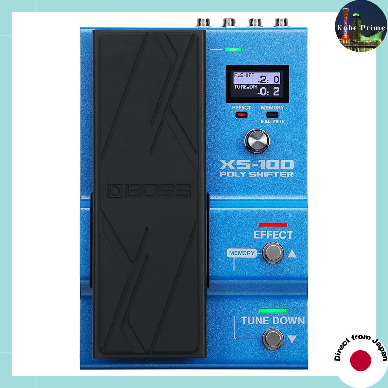 BOSS XS-100 POLY SHIFTER Pitch Shifter Pedal Bend Down Tuning Capo for Guitar and Bass