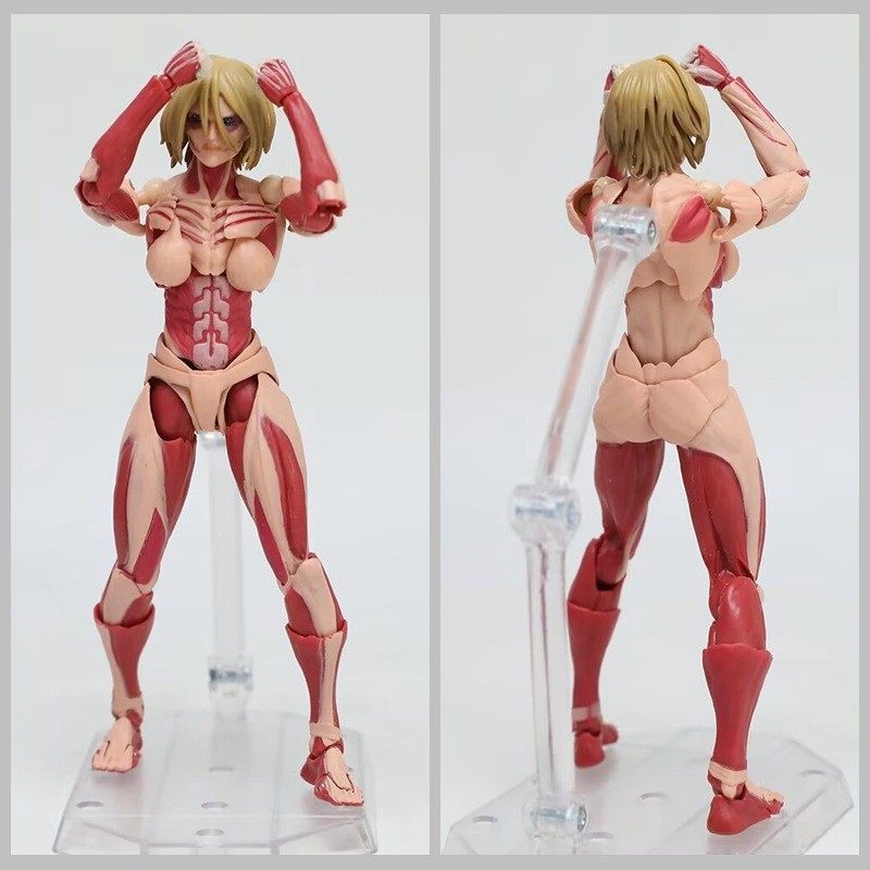 Attack on Titan Female Titan Running Wheel Technology Surprise Yamaguchi Aniona Movable Jewelry Boxe