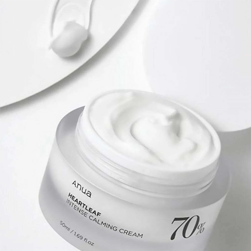 Anua Heartleaf 70% Intense Calming Cream Soothing Repair Brightening Moisturizer