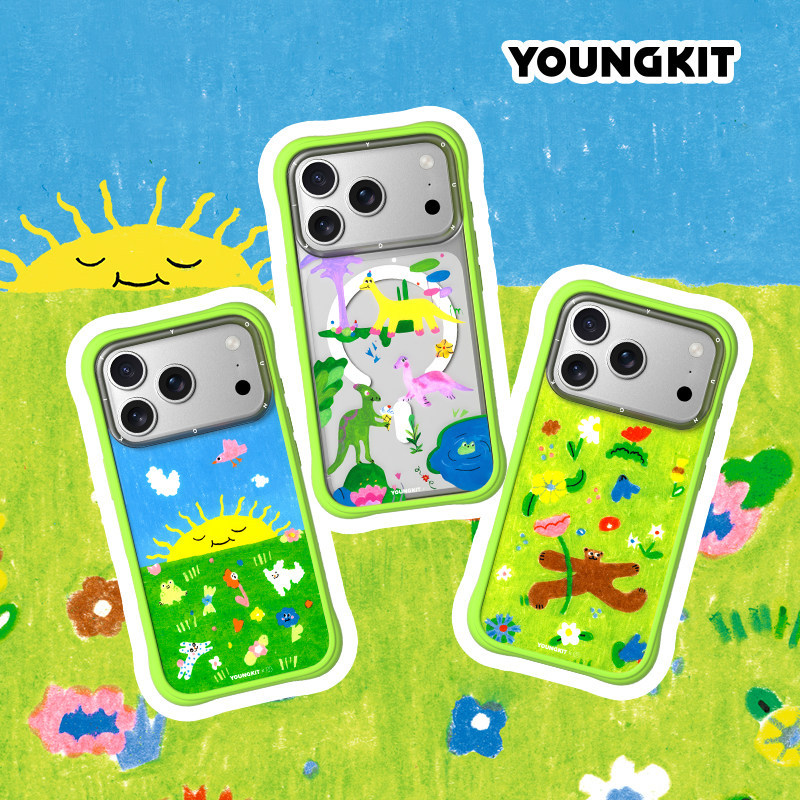 {Han Han Han} youngkit Ape Gas Split Case เหมาะสําหรับ Apple 17ProMax เคสโทรศัพท์ iPhone16 Case 15pm