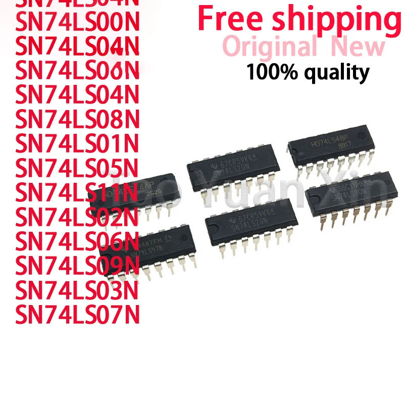 5PCS SN74LS00N SN74LS01N SN74LS02N SN74LS03N SN74LS04N SN74LS05N SN74LS06N SN74LS07N SN74LS07N SN74L
