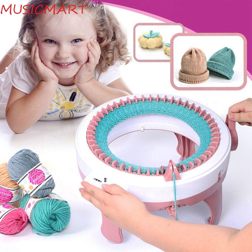 MUSICMART ไหมถักขนสัตว์|DIY Creative Knit Loom Hand-Loom Play House ของเล่นผ้าพันคอถุงเท้าเครื่องมือ